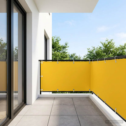 vidaXL Balcony Privacy Screen 150 x 1000 cm Fabric with PU Coated 1