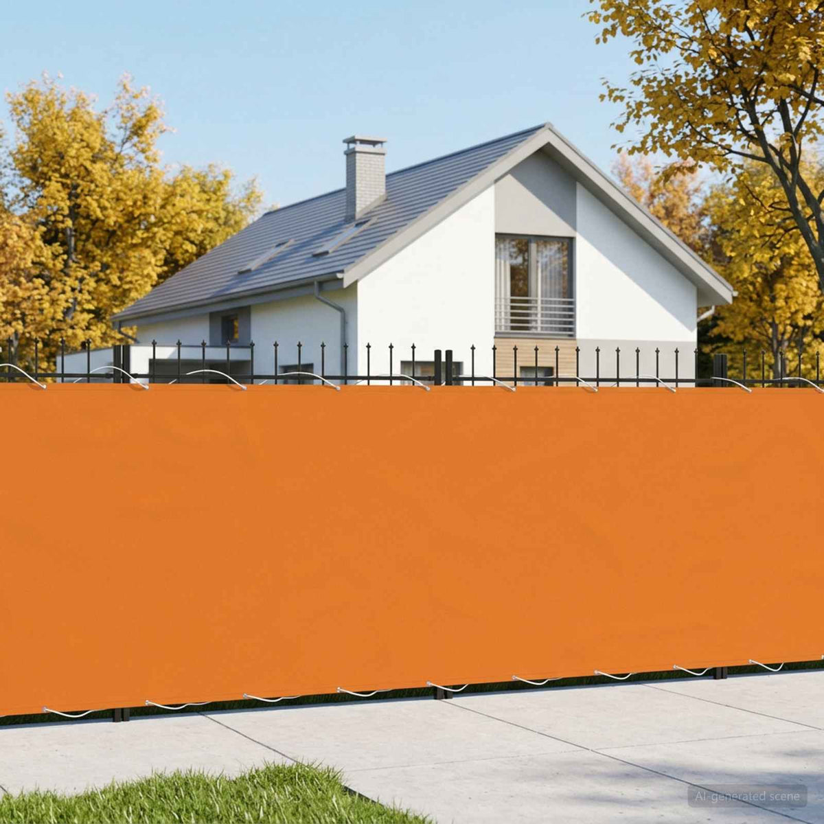 vidaXL Balcony Privacy Screen 150 x 1000 cm Fabric with PU Coated 1