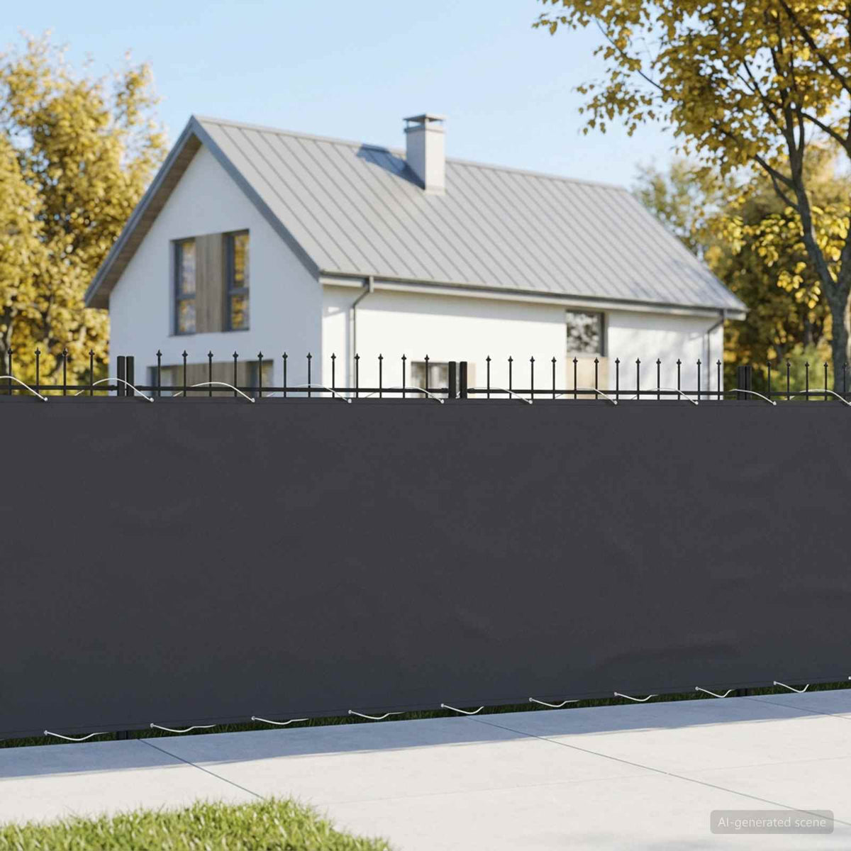 vidaXL Balcony Privacy Screen 150 x 1000 cm Fabric with PU Coated 1