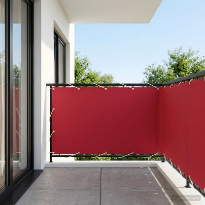 vidaXL Balcony Privacy Screen 150 x 1000 cm Fabric with PU Coated 3