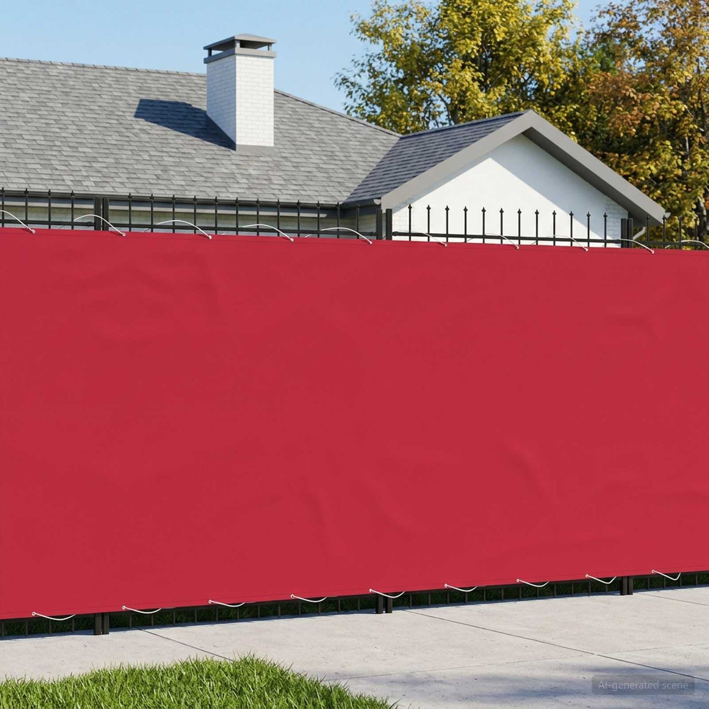 vidaXL Balcony Privacy Screen 200 x 1000 cm Fabric with PU Coated 1