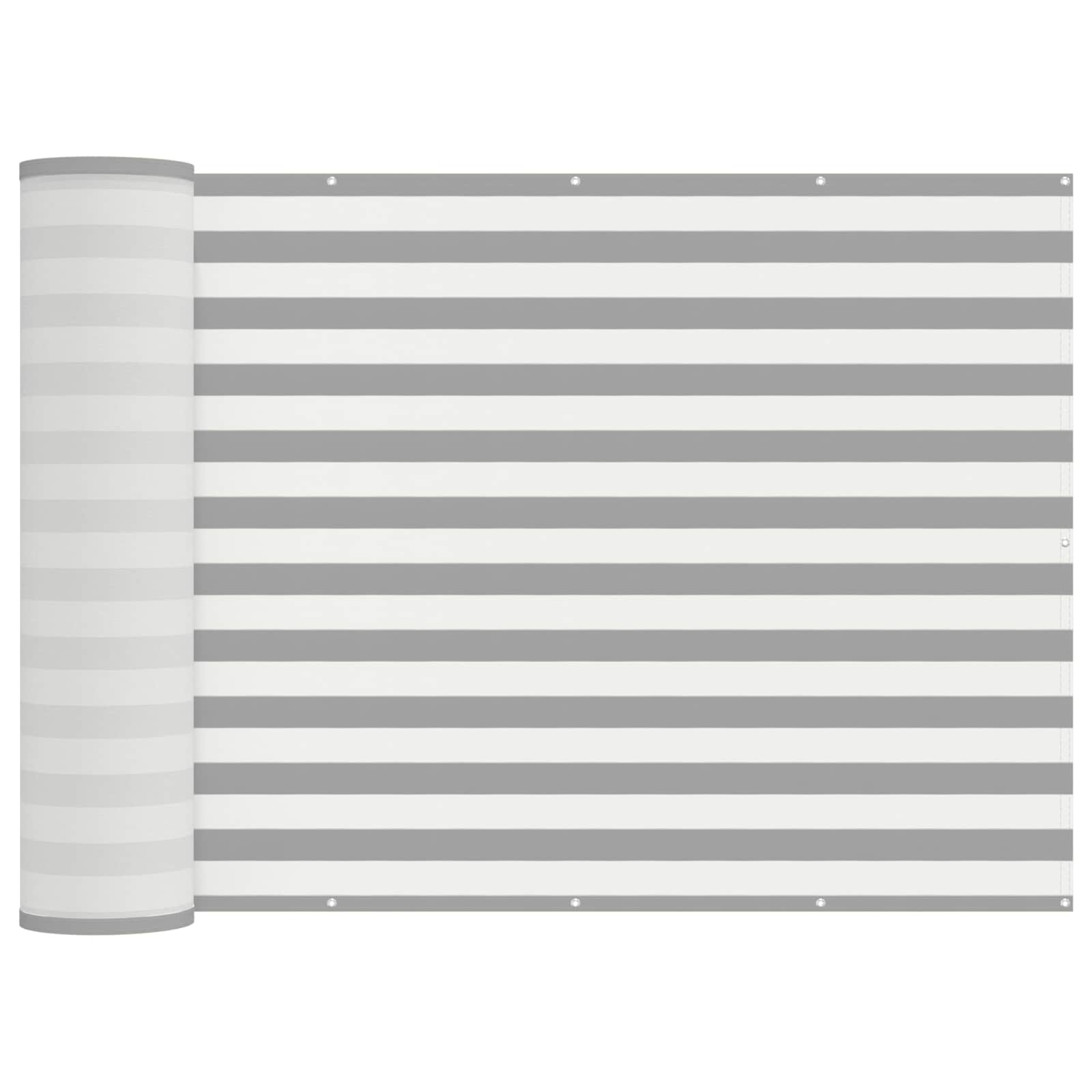 vidaXL Balcony Privacy Screen 200 x 1000 cm Fabric with PU Coated 2