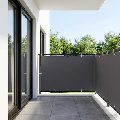 vidaXL Balcony Privacy Screen 1.2 x 15 m Fabric with PU Coated 1