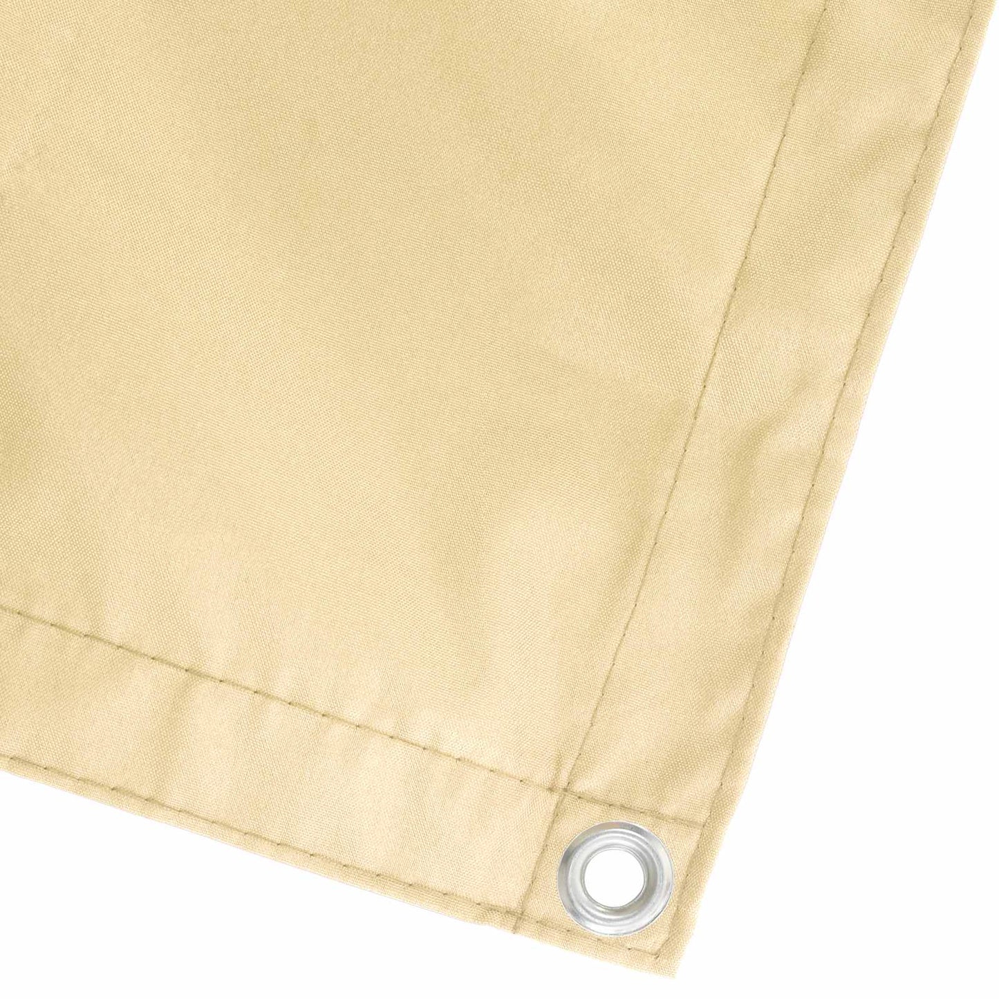 vidaXL Balcony Privacy Screen 1.2 x 15 m Fabric with PU Coated Beige 4
