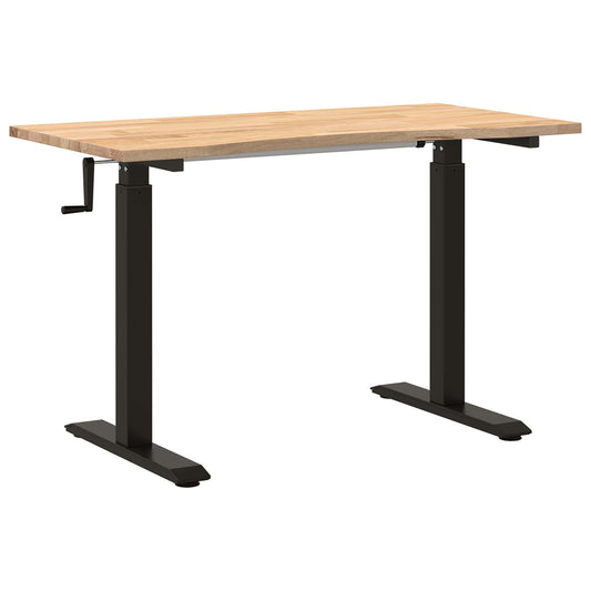 Desk Solid Oak Wood 120 x 60 cm