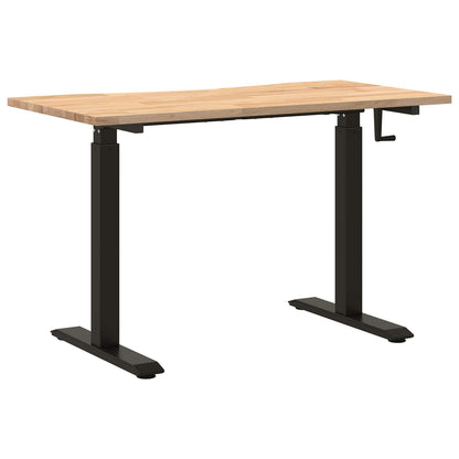 Desk Solid Oak Wood 120 x 60 cm