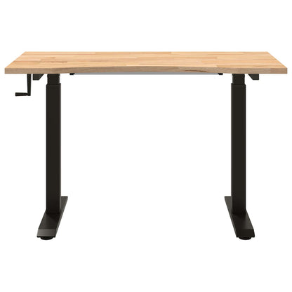 Desk Solid Oak Wood 120 x 60 cm