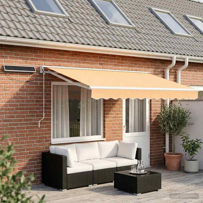 Solar Electric Awning White Sand