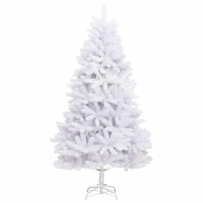 Artificial Hinged Christmas Tree White PVC Steel