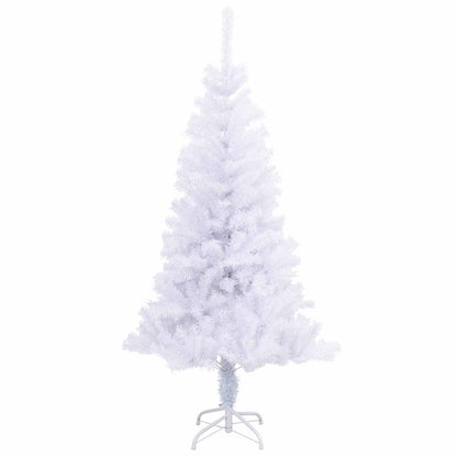vidaXL Artificial Christmas Tree with Stand White 150 cm PVC and Steel 5