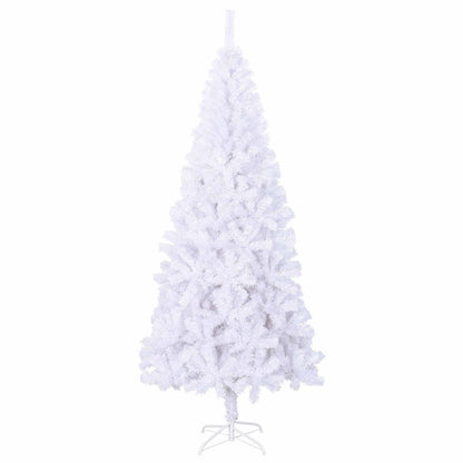 vidaXL Artificial Christmas Tree with Stand White 180 cm PVC and Steel 5