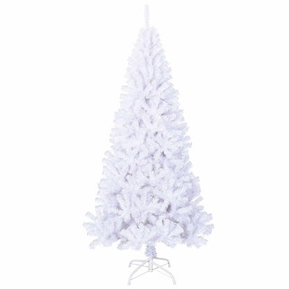 vidaXL Artificial Christmas Tree with Stand White 180 cm PVC and Steel 5