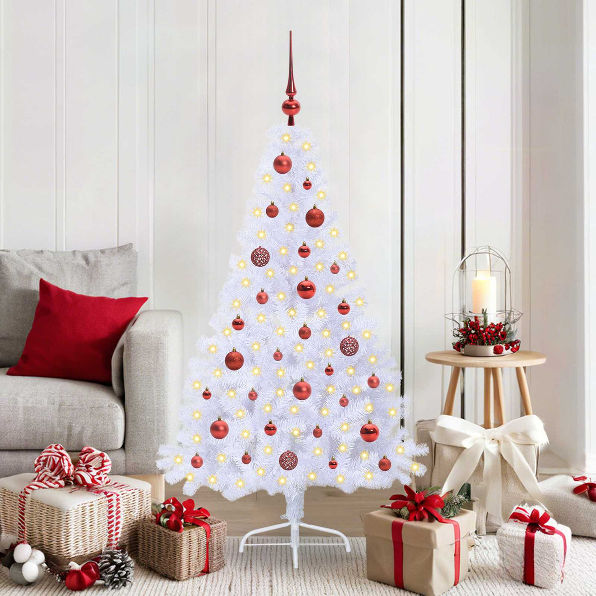 Artificial Christmas Tree in White