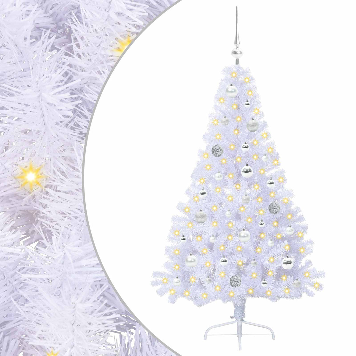 Artificial Christmas Tree in White