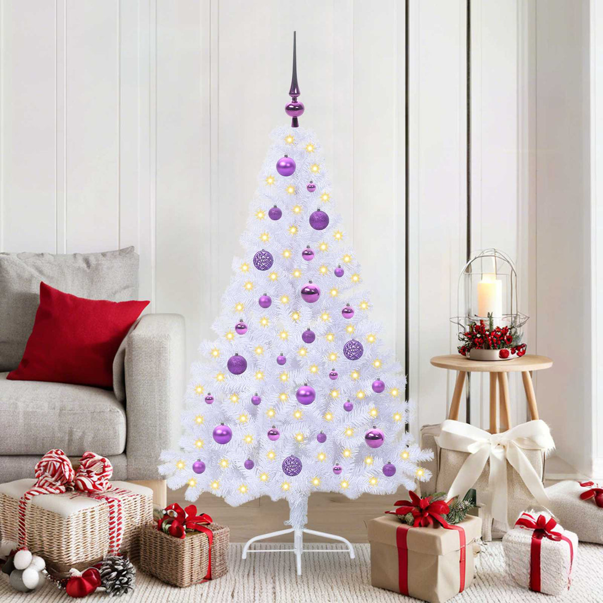 Artificial Christmas Tree in White