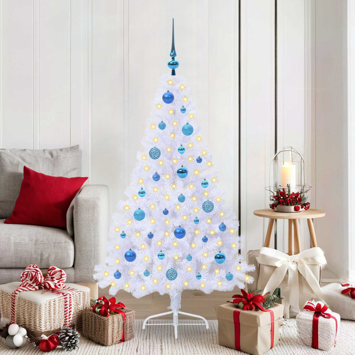 Artificial Christmas Tree in White