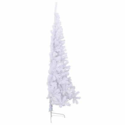 vidaXL Artificial Christmas Tree with Stand White 240 cm PVC and Steel 6