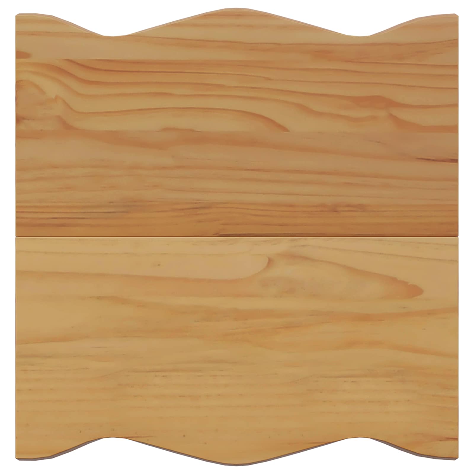 VidaXL Side Table EKAI Black 50 x 50 x 45.5 cm Solid Pine Wood 6