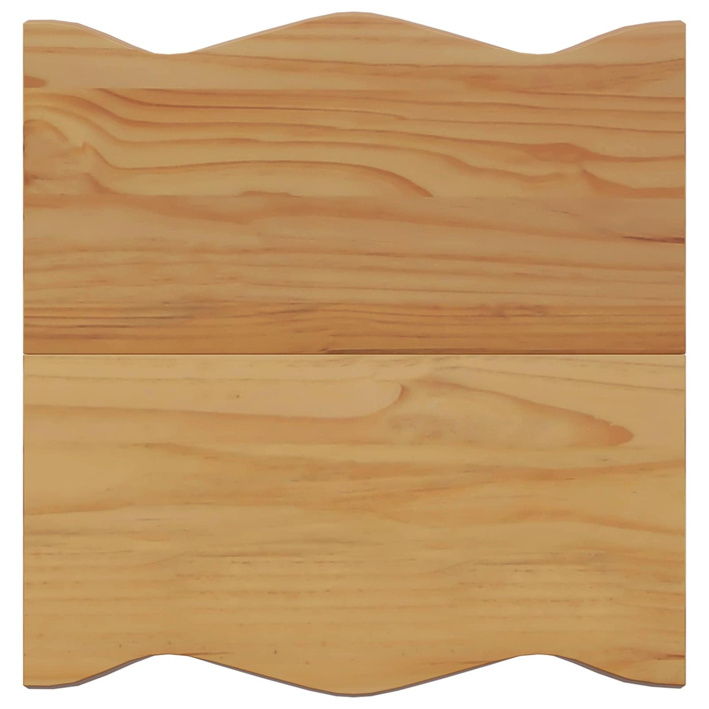 VidaXL Side Table EKAI White 50 x 50 x 45.5 cm Solid Pine Wood 6
