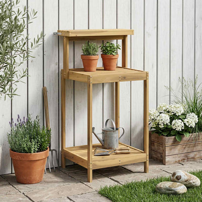 vidaXL Outdoor Potting Bench Solid Acacia Wood