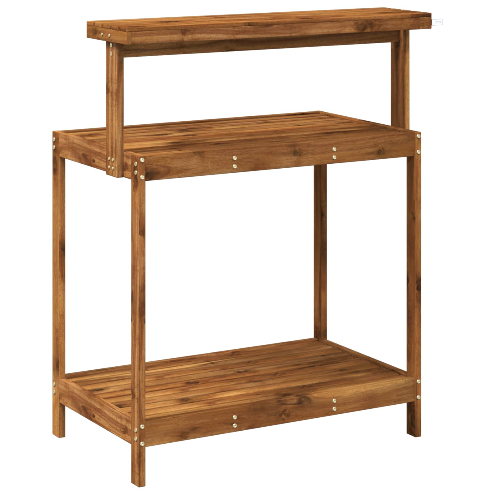 vidaXL Outdoor Potting Bench 86.5 x 48.5 x 106 cm Solid Acacia Wood 5