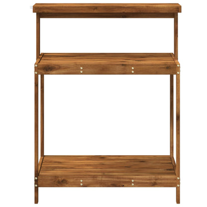 vidaXL Outdoor Potting Bench 86.5 x 48.5 x 106 cm Solid Acacia Wood 3