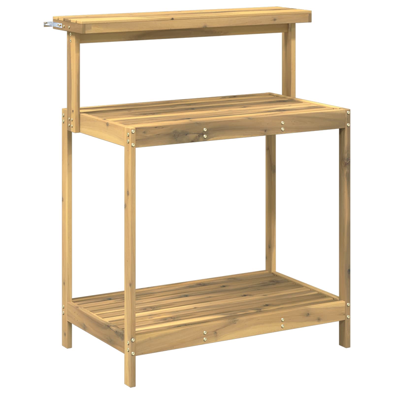 vidaXL Outdoor Potting Bench 86.5 x 48.5 x 106 cm Solid Acacia Wood 2