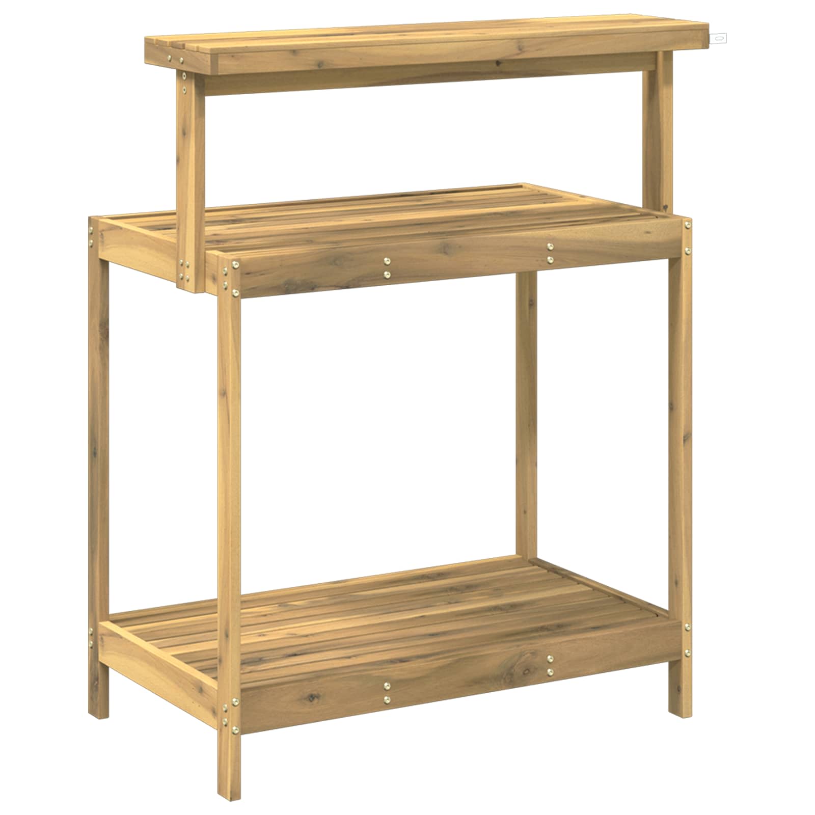 vidaXL Outdoor Potting Bench 86.5 x 48.5 x 106 cm Solid Acacia Wood 5