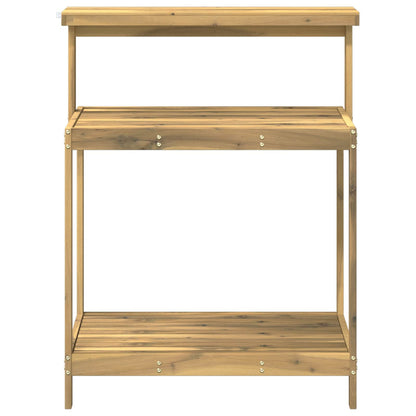 vidaXL Outdoor Potting Bench 86.5 x 48.5 x 106 cm Solid Acacia Wood 3