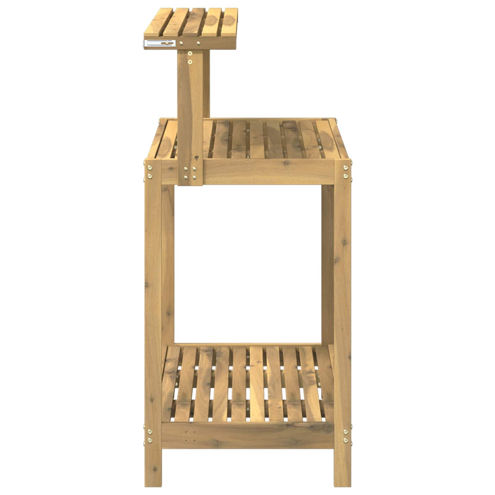 vidaXL Outdoor Potting Bench 86.5 x 48.5 x 106 cm Solid Acacia Wood 4