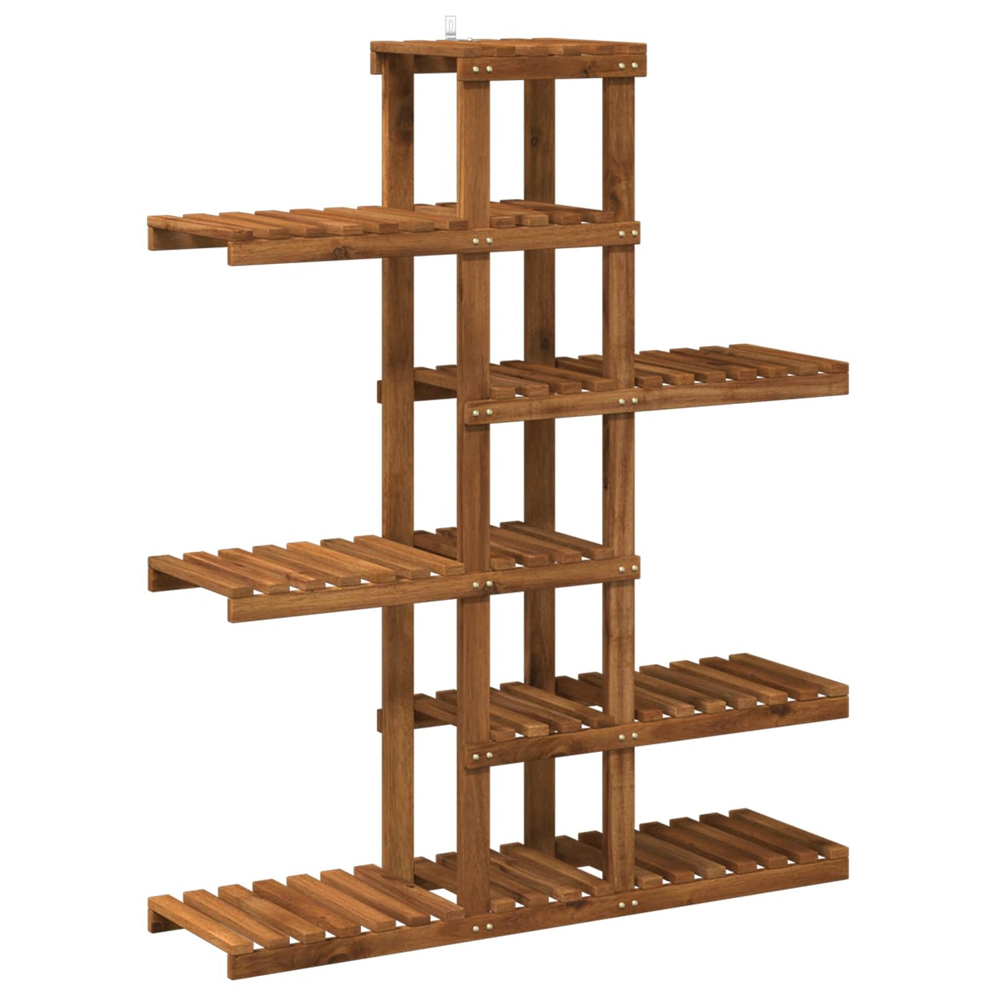 vidaXL Plant Stand Natural 93 x 25 x 114.5 cm Solid Acacia Wood 2