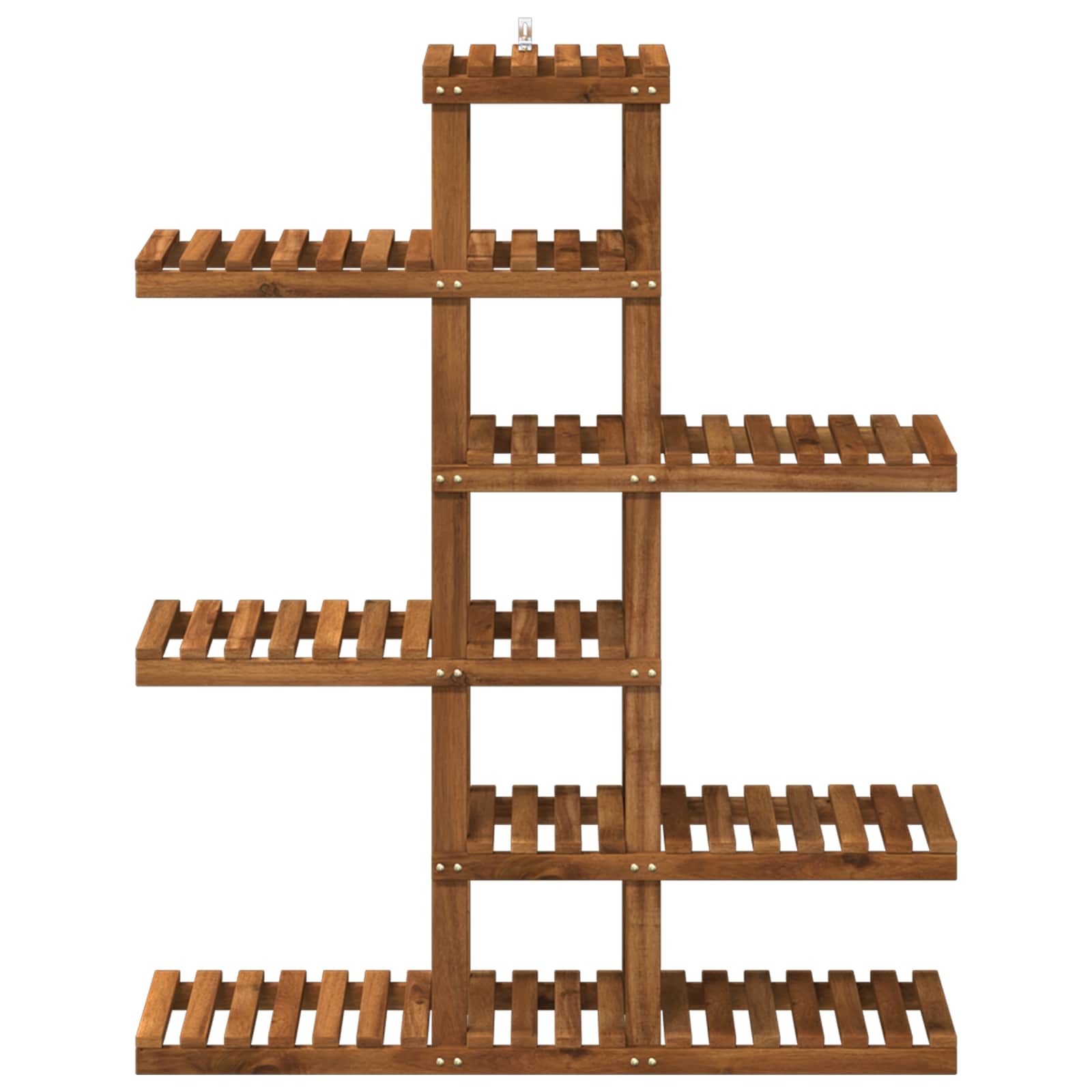 vidaXL Plant Stand Natural 93 x 25 x 114.5 cm Solid Acacia Wood 3