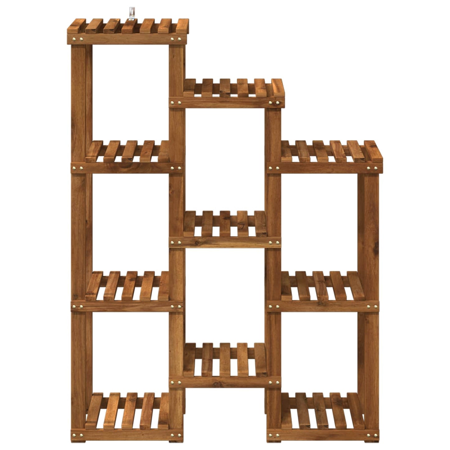 vidaXL Plant Stand Natural 85 x 30 x 114.5 cm Solid Acacia Wood 3