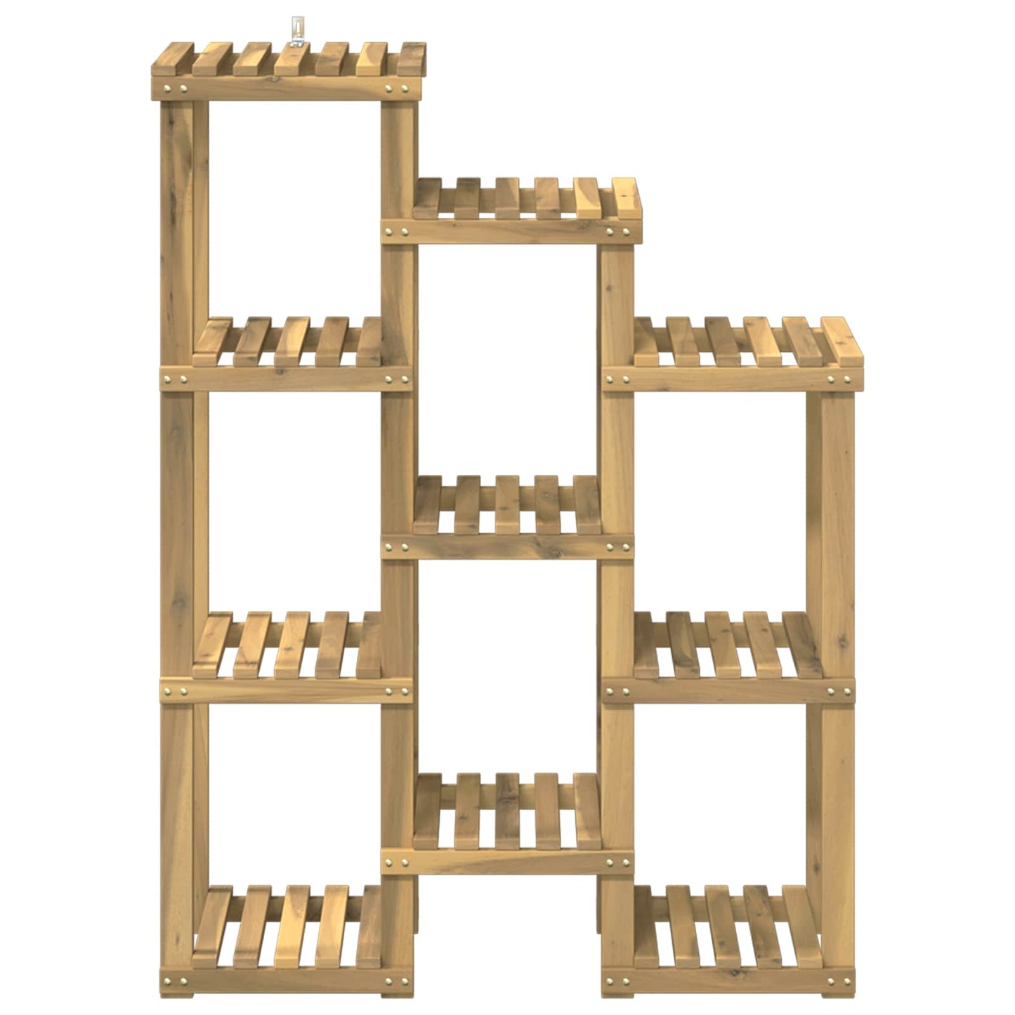 vidaXL Plant Stand White 85 x 30 x 114.5 cm Solid Acacia Wood 3