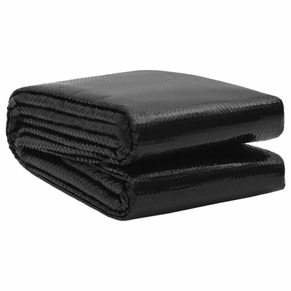 vidaXL Solar Pool Cover Heavy Quality Ø 417 cm 200 μm Round PE Black 2