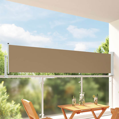 vidaXL Side Awning 100 x 300 cm 100% polyester iron steel Rectangular 1