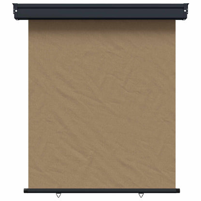 vidaXL Balcony Side Awning 117 x 250 cm 100% polyester iron steel 2