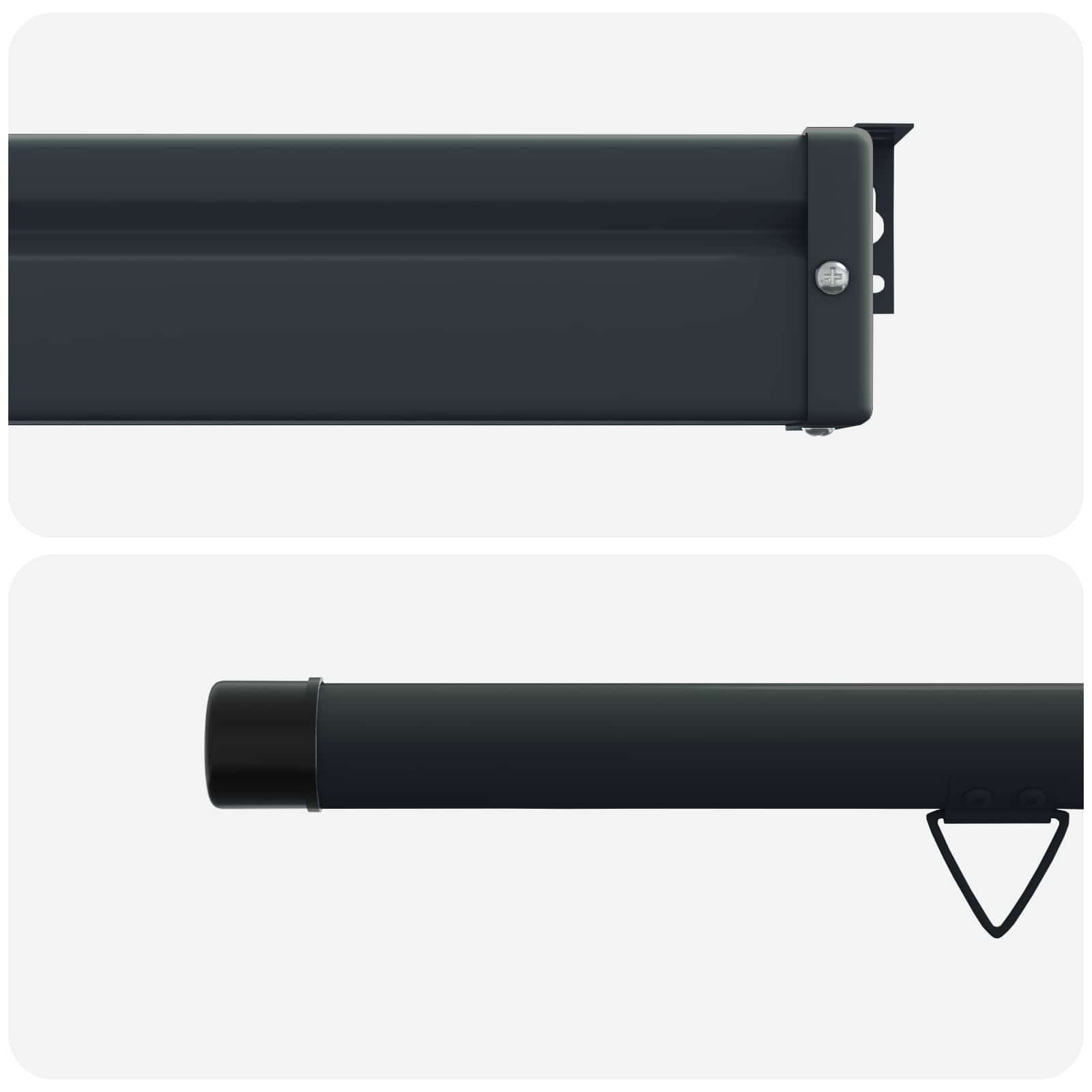 vidaXL Balcony Side Awning 170 x 250 cm 100% polyester iron steel 4