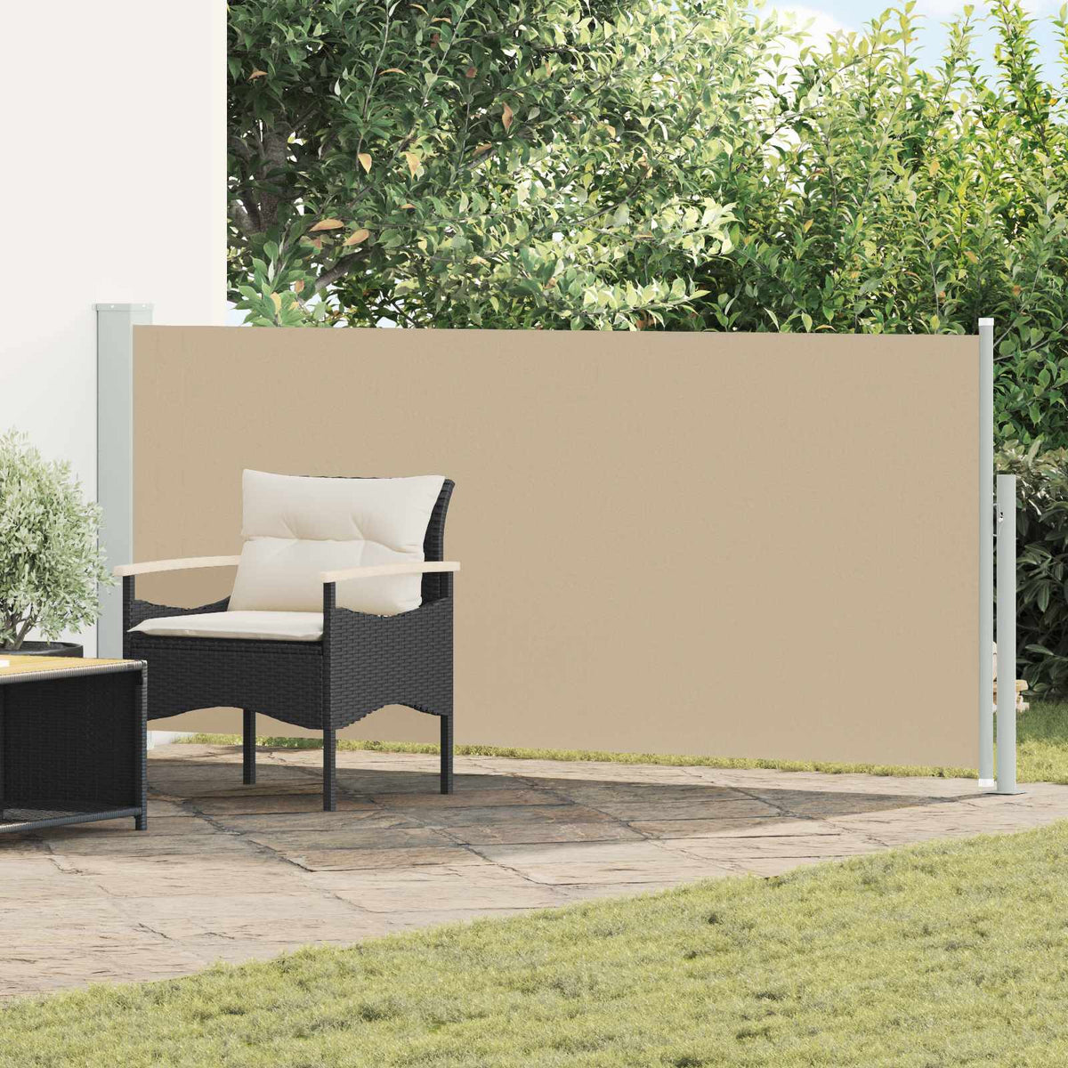 vidaXL Retractable Side Awning 117x314 cm Drop 300 cm