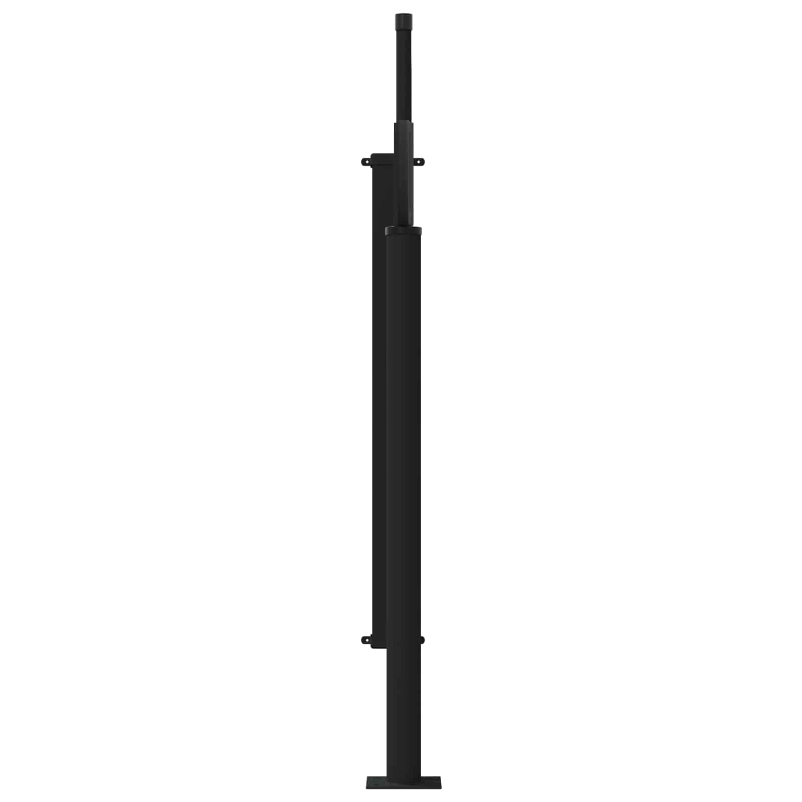 vidaXL Retractable Side Awning 500 x 100 cm Polyester Rectangular Grey 3