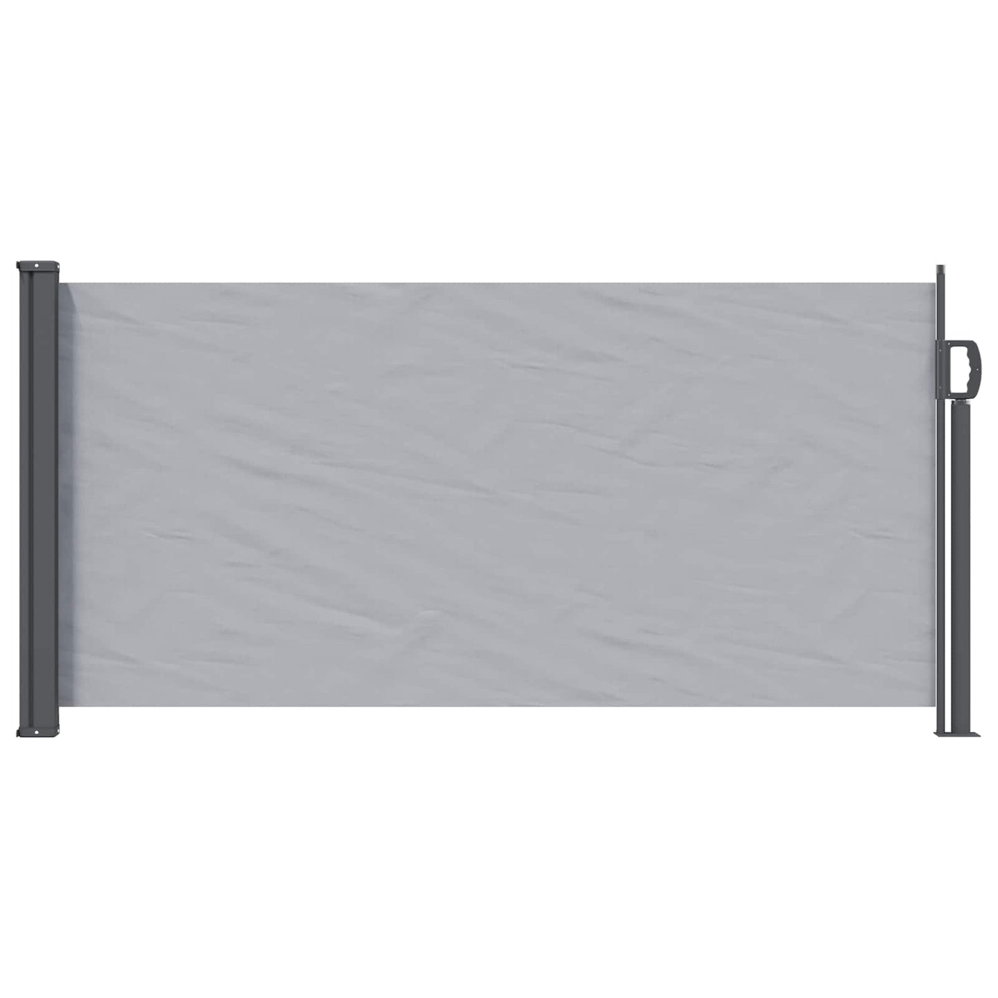 vidaXL Retractable Side Awning 300 x 100 cm Polyester Rectangular Grey 1