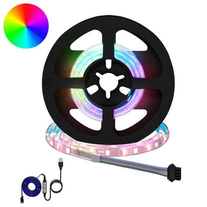 vidaXL LED Strip 12 pcs Black and Transparent Copper and Plastic 1