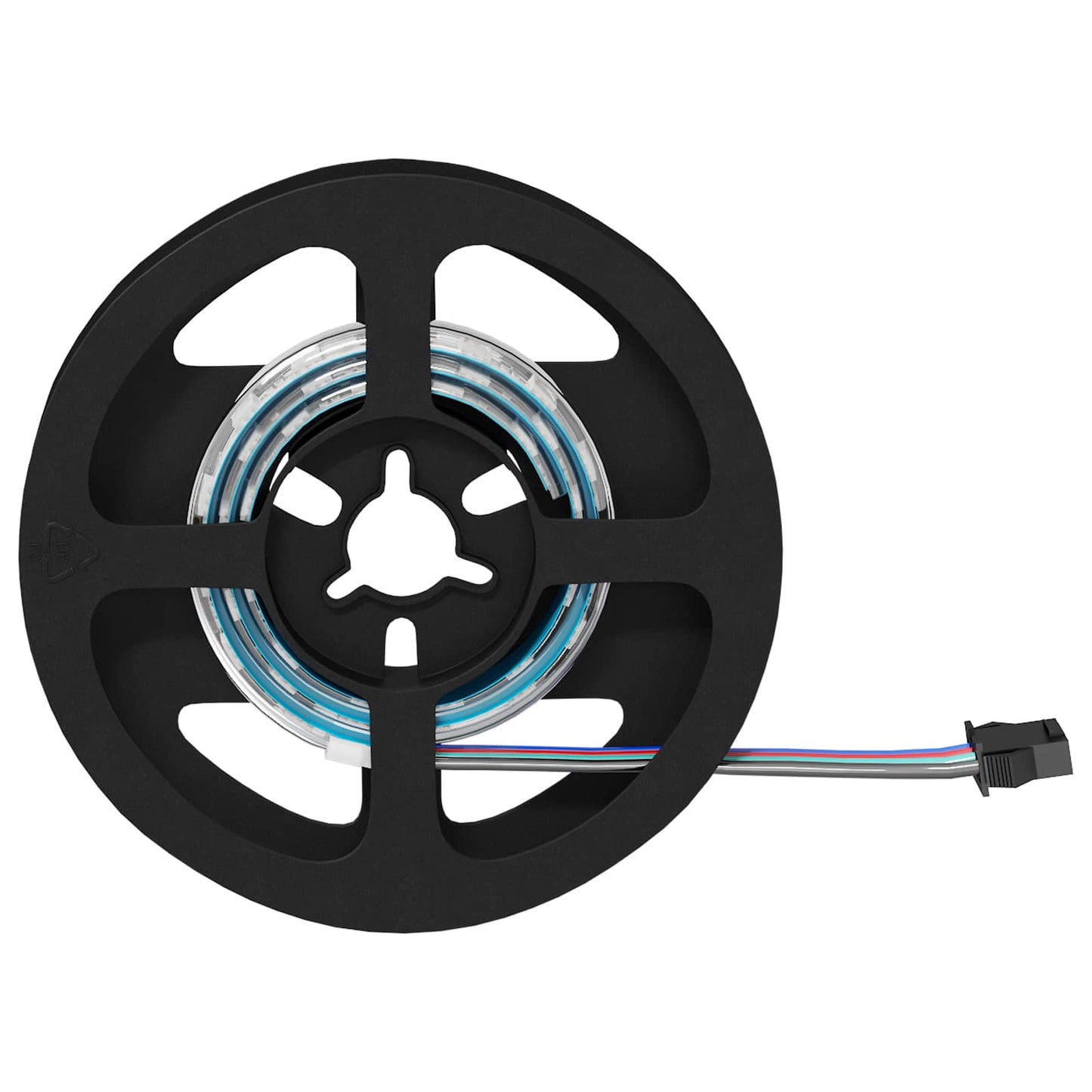 vidaXL LED Strip 12 pcs Black and Transparent Copper and Plastic 3