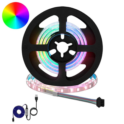 vidaXL LED Strip 12 pcs Black and Transparent Copper and Plastic 1