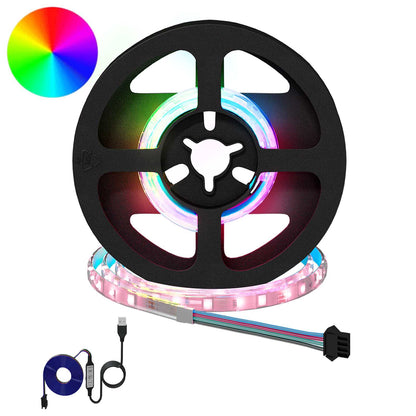 vidaXL LED Strip 12 pcs Black and Transparent Copper and Plastic 1