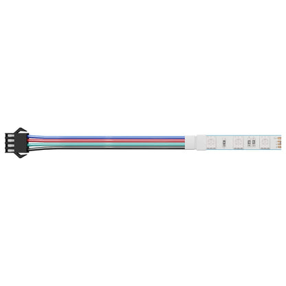 vidaXL LED Strip 12 pcs Black and Multicolour Copper and Plastic 3