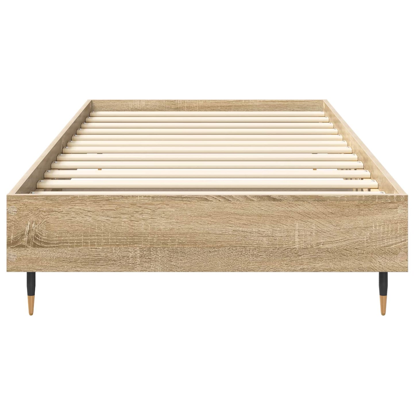 vidaXL Bed Frame Sonoma Oak 80 x 200 cm Engineered Wood 4