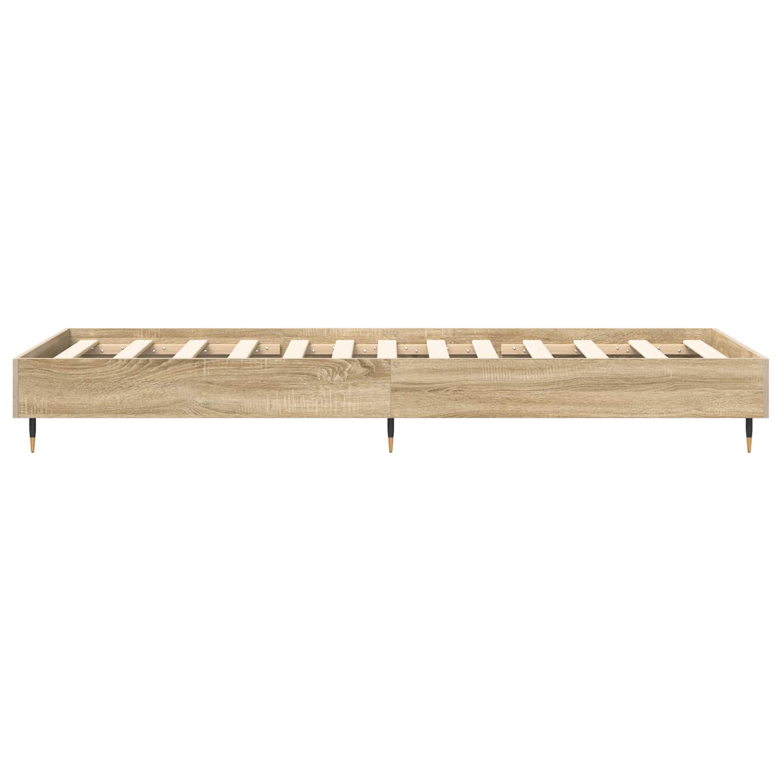 vidaXL Bed Frame Sonoma Oak 80 x 200 cm Engineered Wood 5