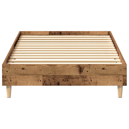 vidaXL Bed Frame Old Wood Engineered Wood 4