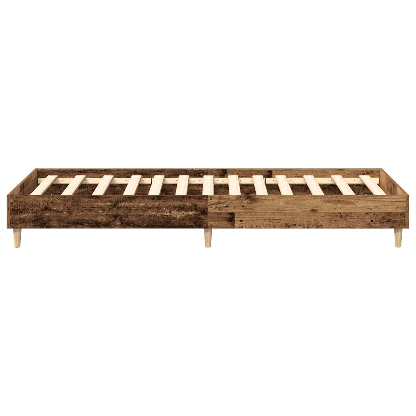 vidaXL Bed Frame Old Wood Engineered Wood 5